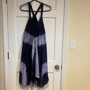 Raviya Deep Blue and Gray Dress